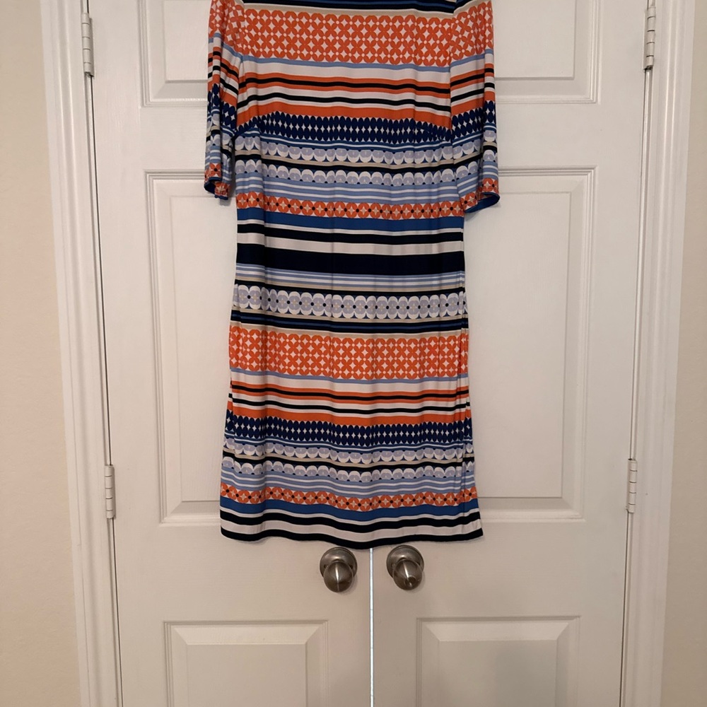 Eliza J Vibrant Striped Mini Dress